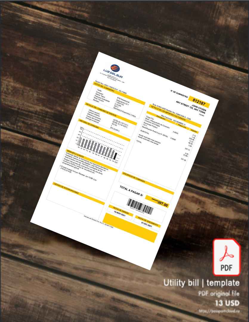 Utility bill | Albanian Power | Albania